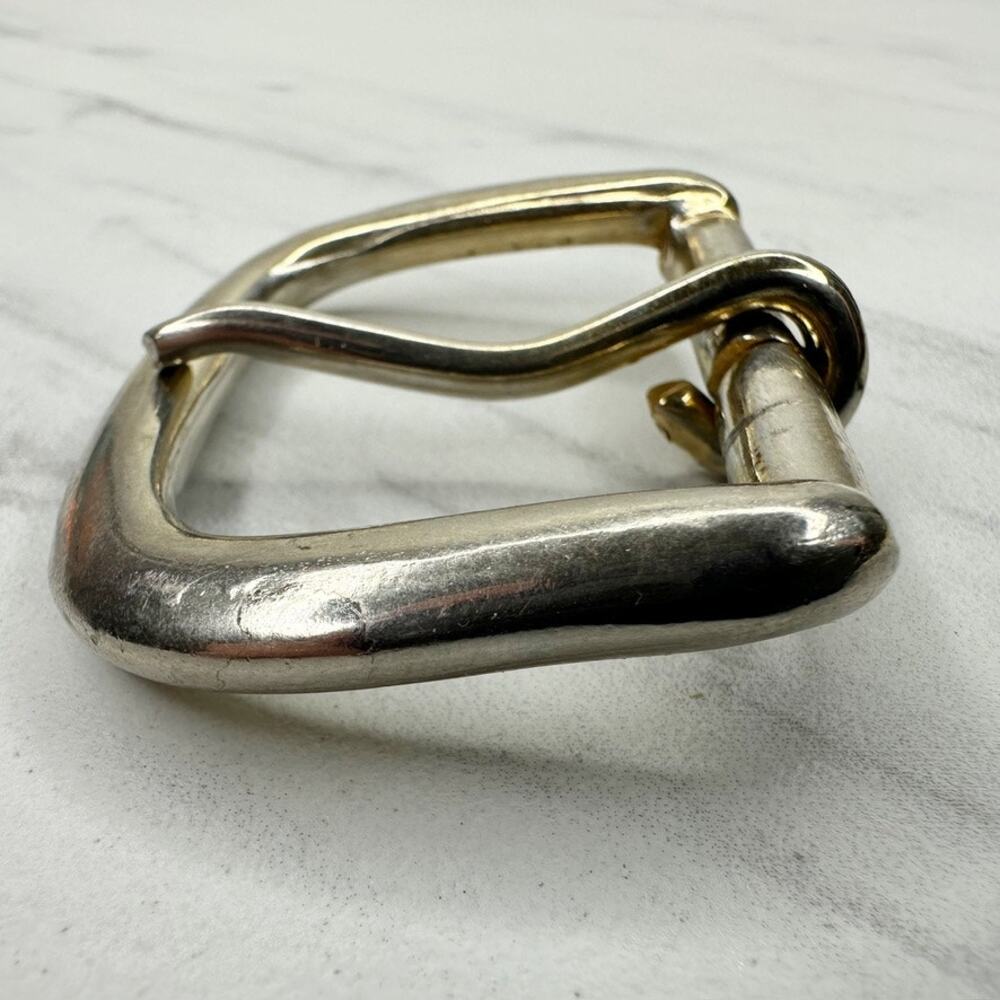 Silver Gold Tone Rounded Simple Belt Buckle Basic Classic ✨ - Picture 7 of 11